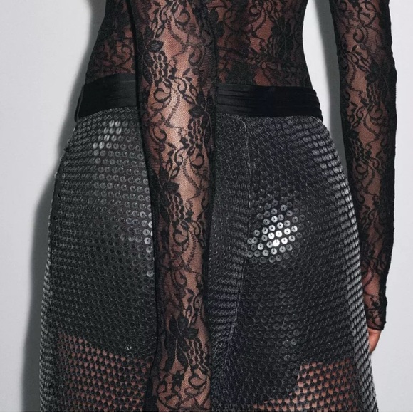 ZW COLLECTION SEQUIN BALLOON PANTS - Picture 6 of 15